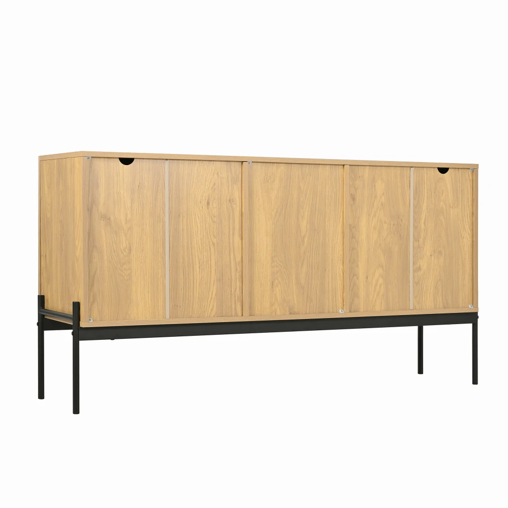 Multifunktionales Sideboard (TV-Schrank/Buffet/Kommode) – Türen + Schubladen, kratzfest, ideal für Wohn-/Esszimmer, einfache Montage – Detail 18