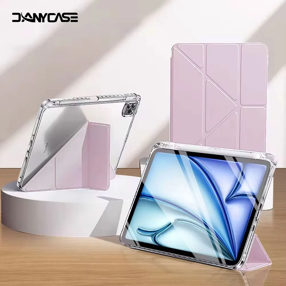 Acrylic Transparent Y-Bracket Tablet Cover