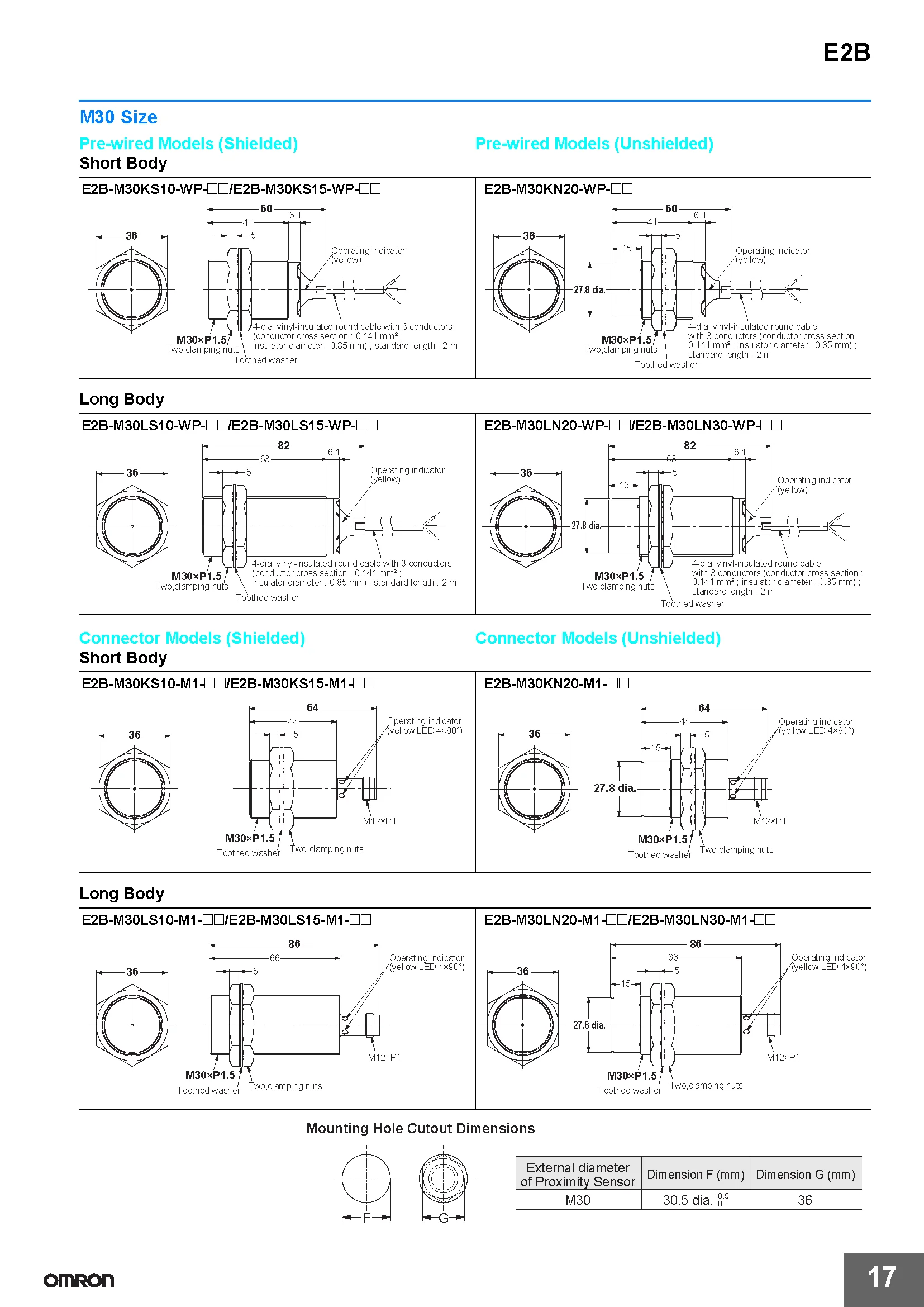 OMRON Näherungsschalter-Sensoren E2B-M30KS10-WZ-C1 KS15 LN30 KN20-B1 Industrielle Neue Authentische Original-Automatisierungsausrüstung – Detail 6