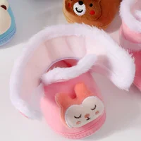 Men's And Women's Baby Cartoon Padded Cotton Shoes Cute Soft-Soled Toddler Shoes Warm Snow Boots 0-2Y 3