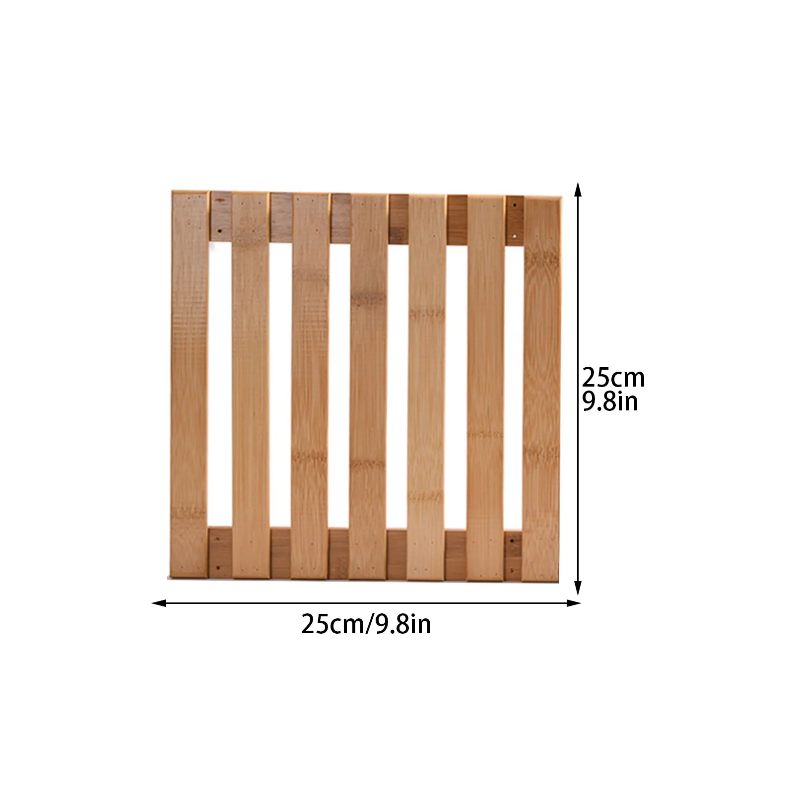 2 Layers Flowerpot Holder Hollow Plant Stand Trapezoidal Design Household Multi-layer Foldable Decoration Floor-standing Shelf 