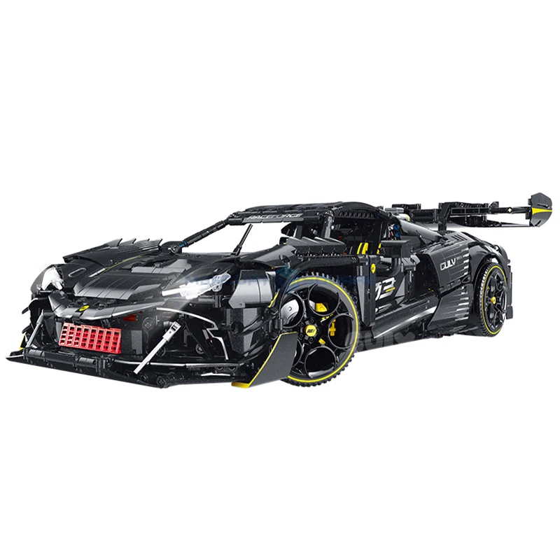 Electroplating Limited Edition 296 Sports Car Building Blocks MOC 10627 High Tech Vehicle Bricks Model Toy Kit Gift Aldults Kids 1