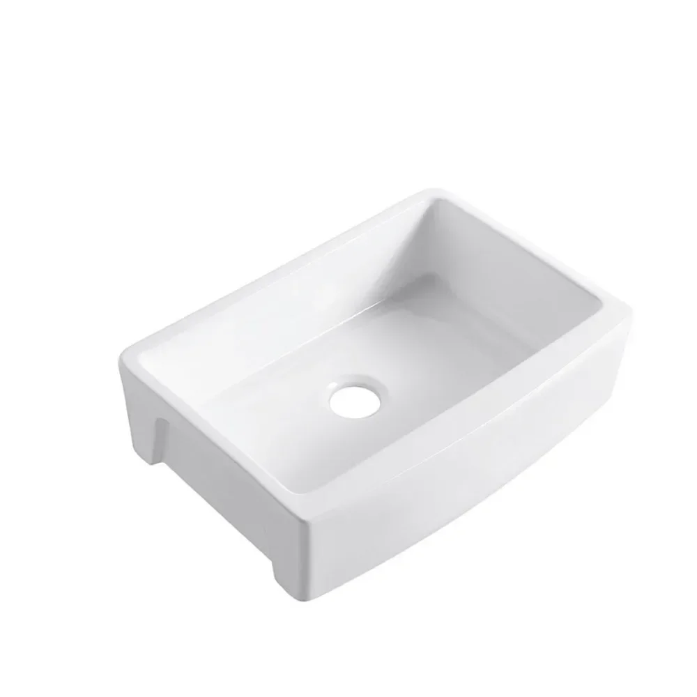 American retro ceramic sink countertop sink kitchen embedded large sink
