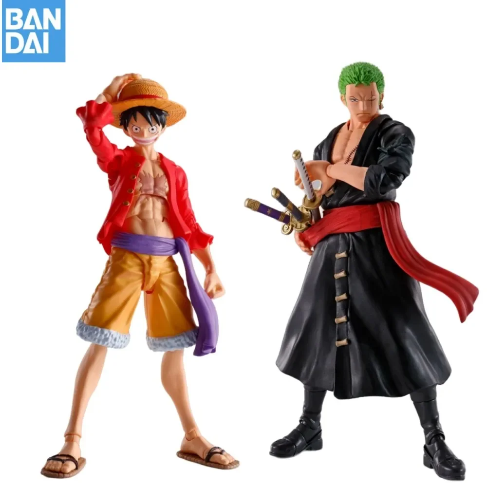 

Bandai Original One Piece Monkey D. Luffy S.H.Figuarts Zoro Anime The Raid on Onigashima Zoro SHF Toys PVC Action Figure Gifts