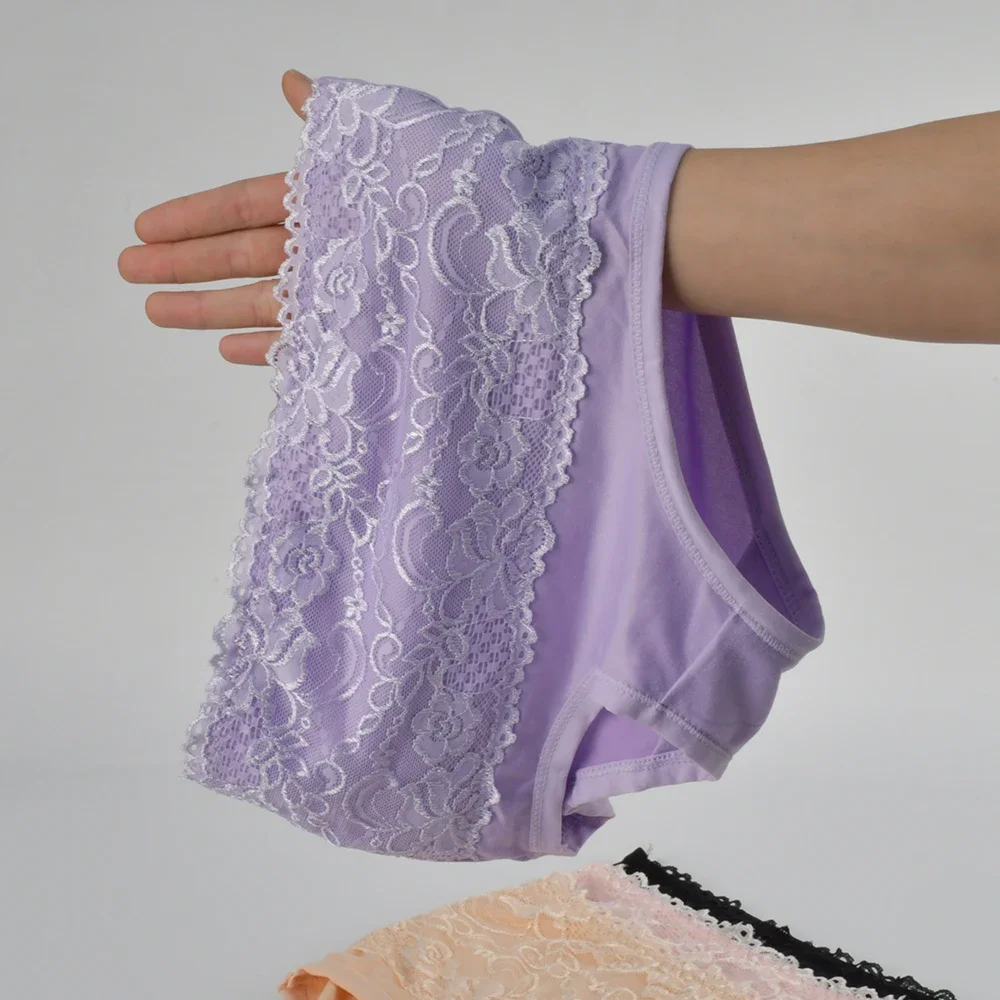 High Waist Cotton Panties - Women's Breathable Cotton Briefs With Slimming Fit