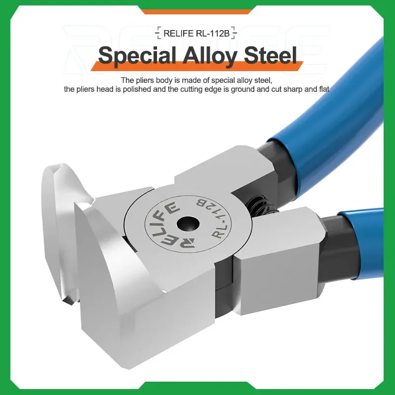 

Плоскогубцы RELIFE RL-112B высокой точности, плоскогубцы с прямым углом 90 градусов для разборки Iphone, ремонта камеры, ручной инструмент