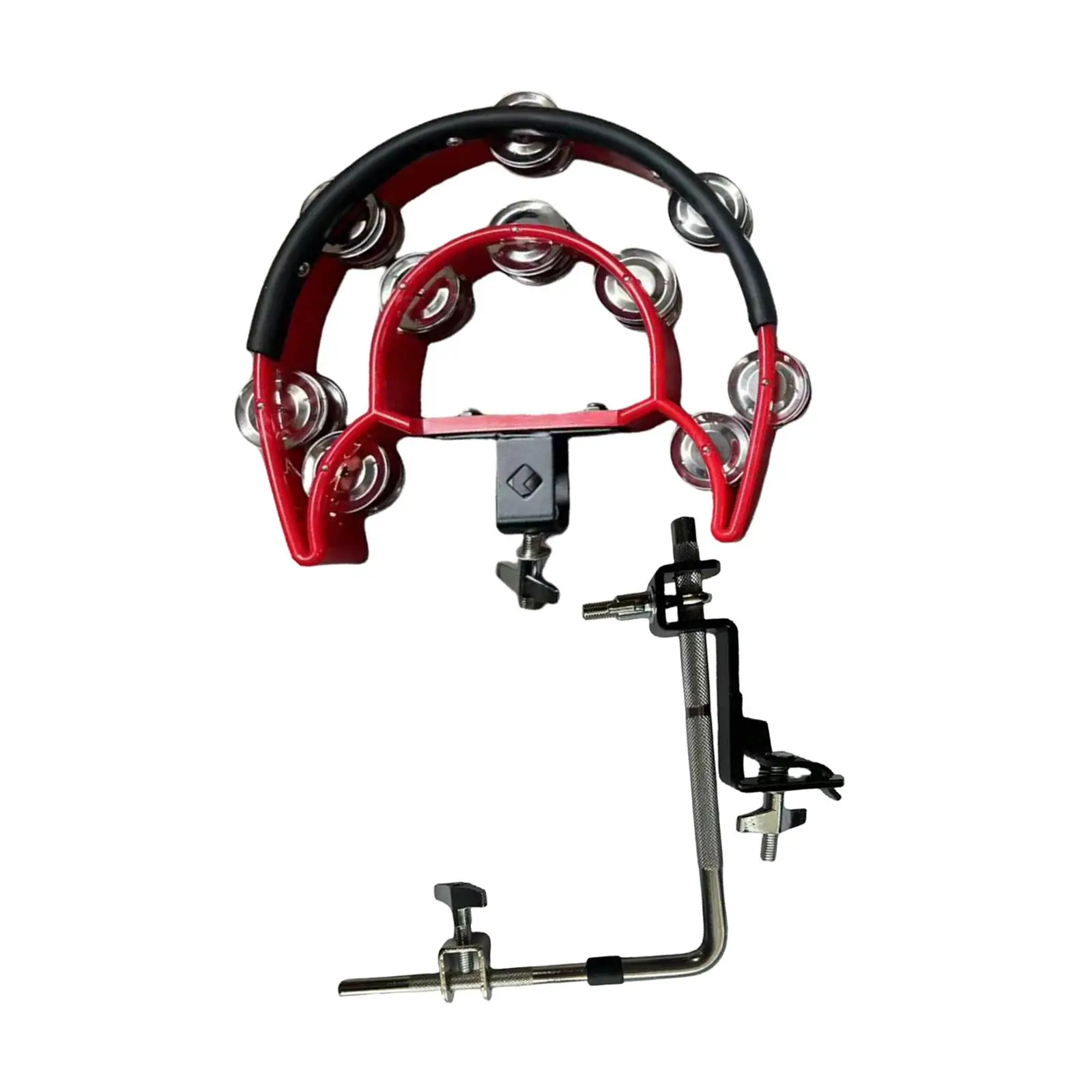 Double Row Tambourine Music Rhythm Tambourine Drum Parts Cymbal Hi Hat Tambourine for Stage Creative Drum Kits Enthusiasts