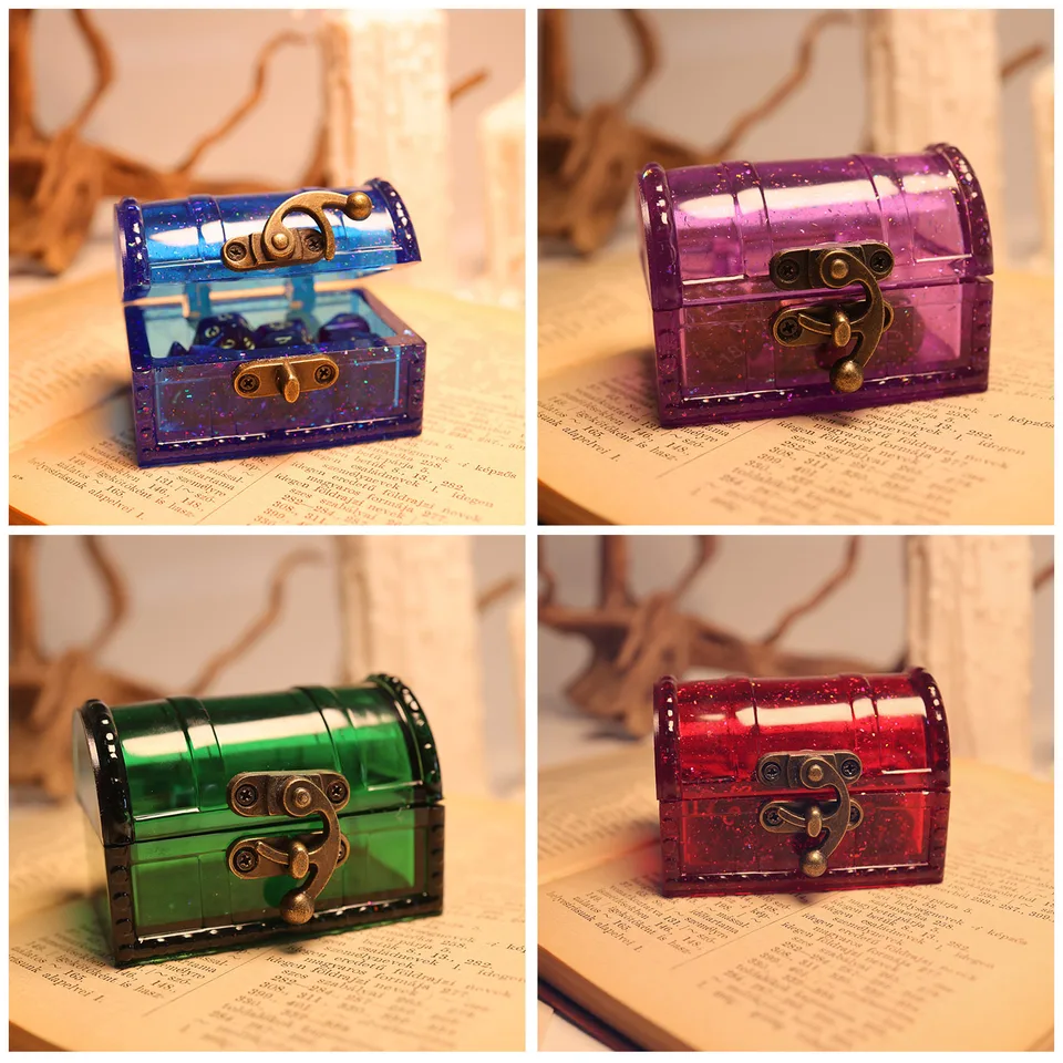 DIY Silicone Treasure Chest Epoxy Resin Mold Set