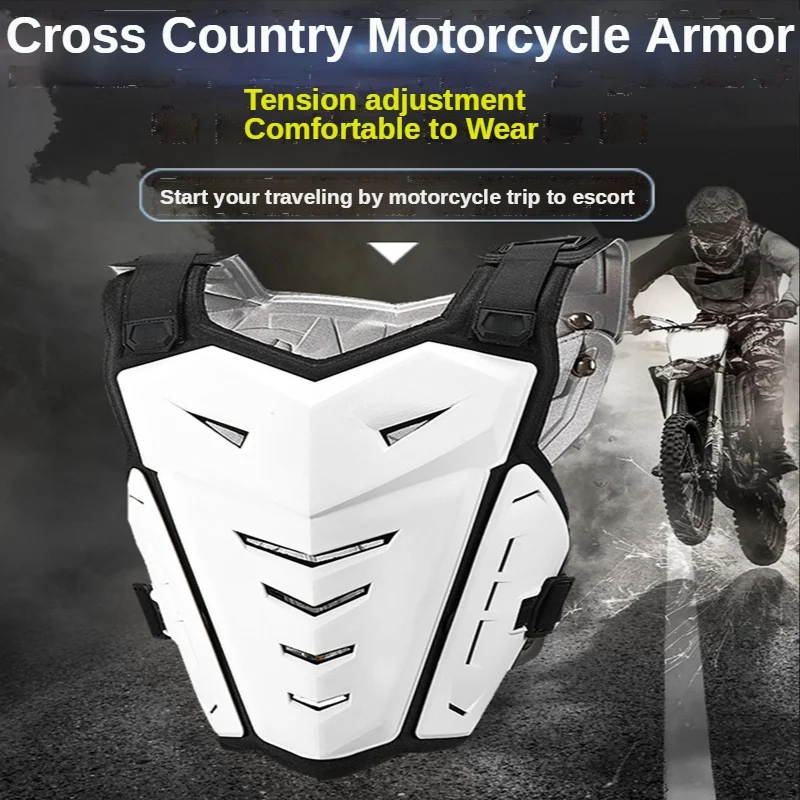 SULAITE Motorcycle Armor Vest Chest Body Protectors Back Protector Portable Skateboard Motocross Armored Jacket Protective Gear