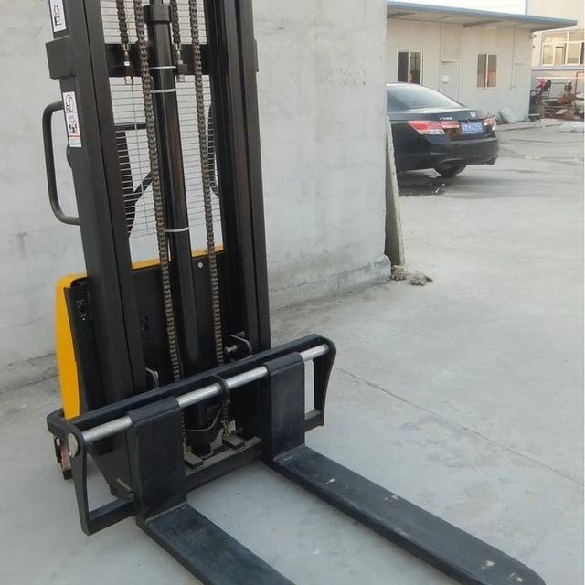 1500kg Portable Hydraulic Semi Electric Pallet Stacker Warehouse Handling Equipment 3 M