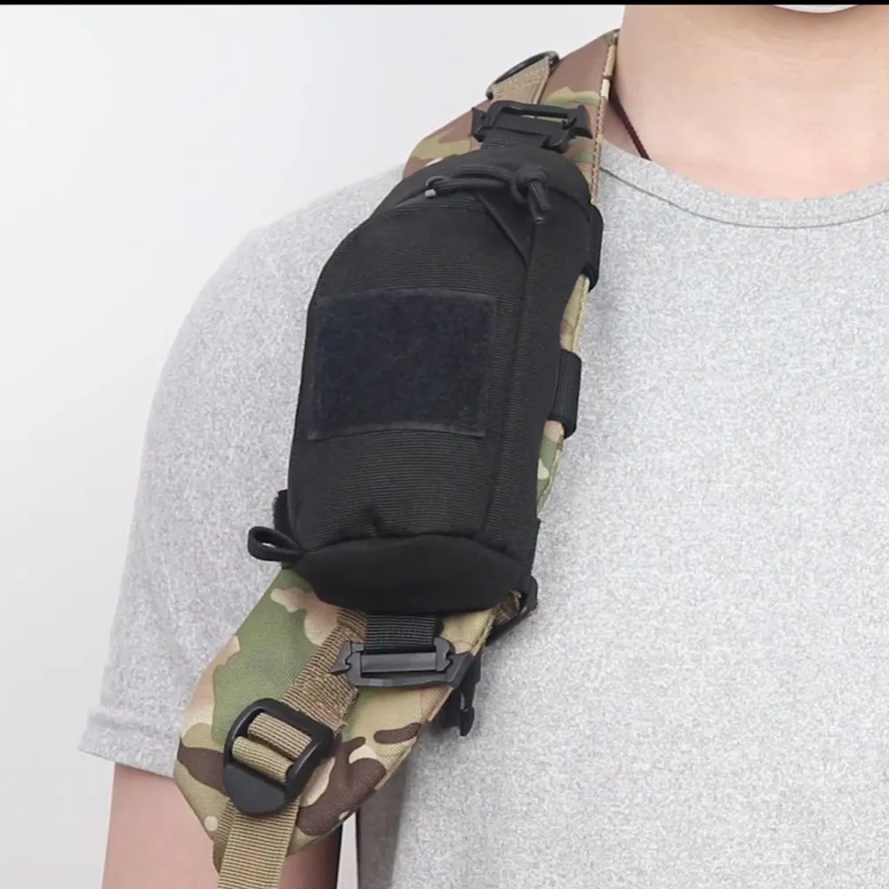 

Tactical Shoulder Strap Sundries Bags for Backpack Pack Key Flashlight Pouch Molle Outdoor Camping EDC Kits Tools