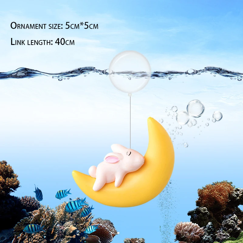 Aquarium Decoration Lovely Diver Fish Tank Decoration Floating Device Fish Tank Accessories Suitable for All Kinds of Fish Tanks 