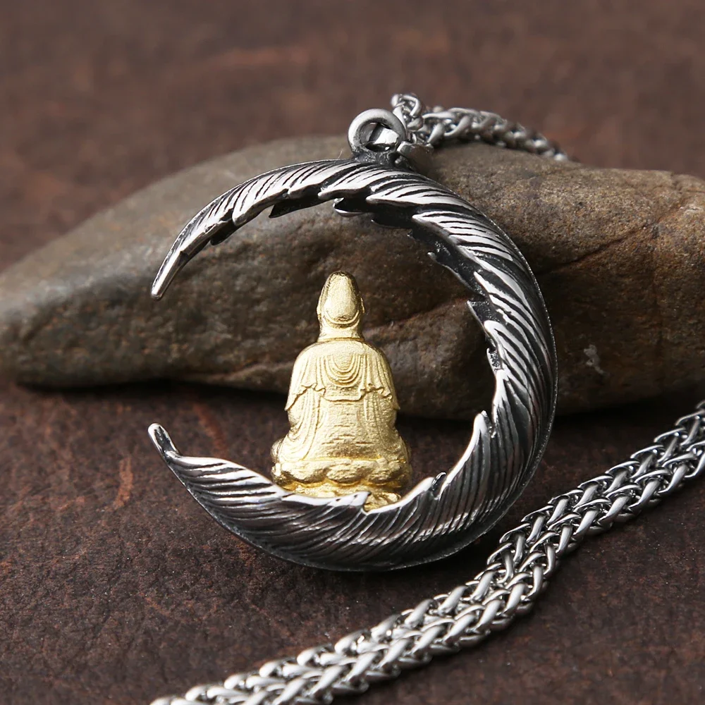 Gold Tiger Eye Necklaces for Men | Azuro Republic Buddha Necklaces | Buddha  Jewelry