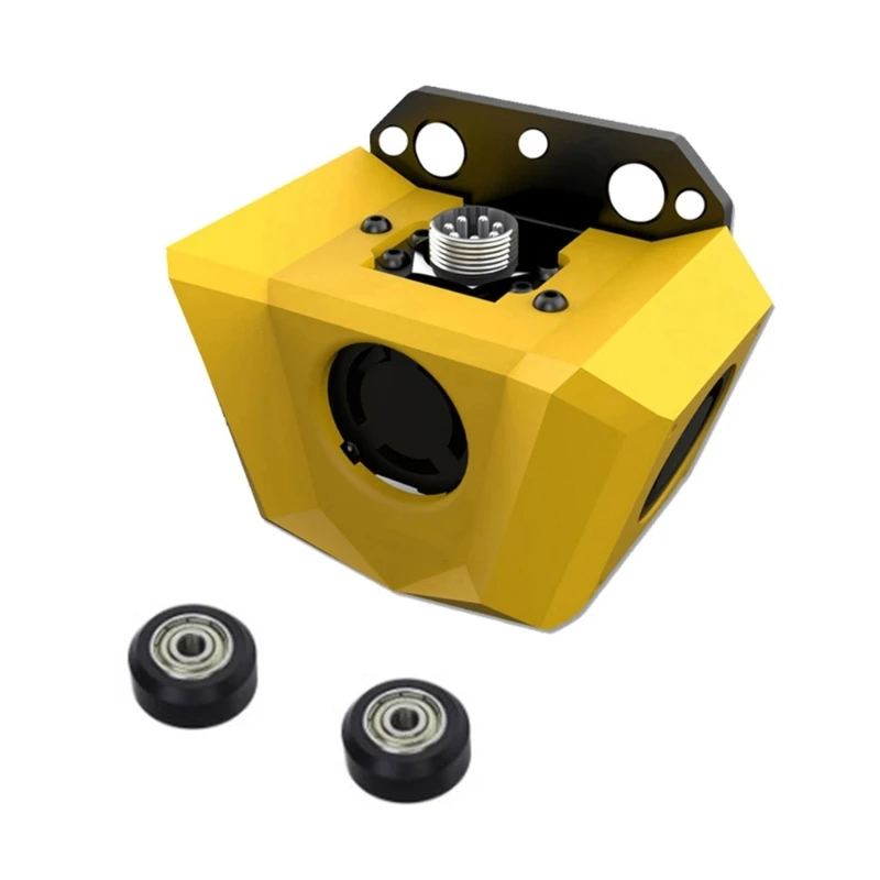 

3D Printer Extruder Hotend Nozzle Head Single Assembled 2 Bearing Pulley Dropship