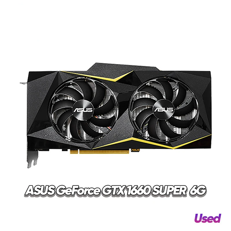 Scheda Grafica Asus Usata Geforce Gtx 1660 S 1660 Super 6G Nvidia Gaming 12Nm 14000 Mhz Gddr6 192Bit Supporto Amd Intel Desktop Cpu