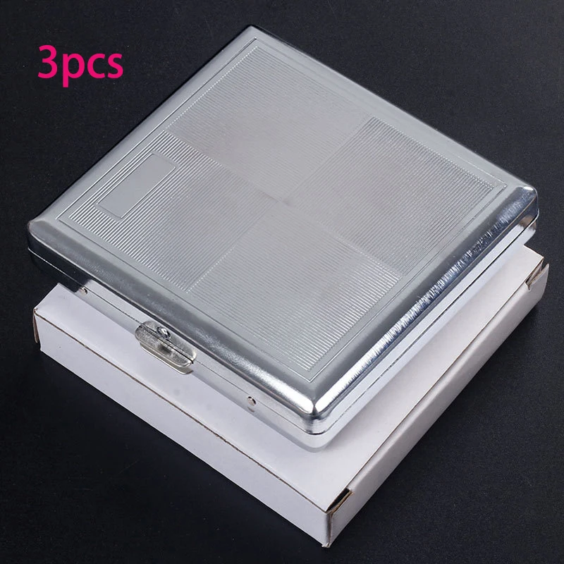 Compact and Sleek Metal Cigarette Storage Case - Holds Up to 20 Cigarettes