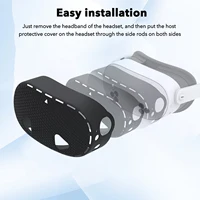 Silicone Facial Cover for Quest 3S VR Glasses Replacement Accessories Host Shell Anti-Scratch Protective Cover for Meta Quest 3S - Image 3