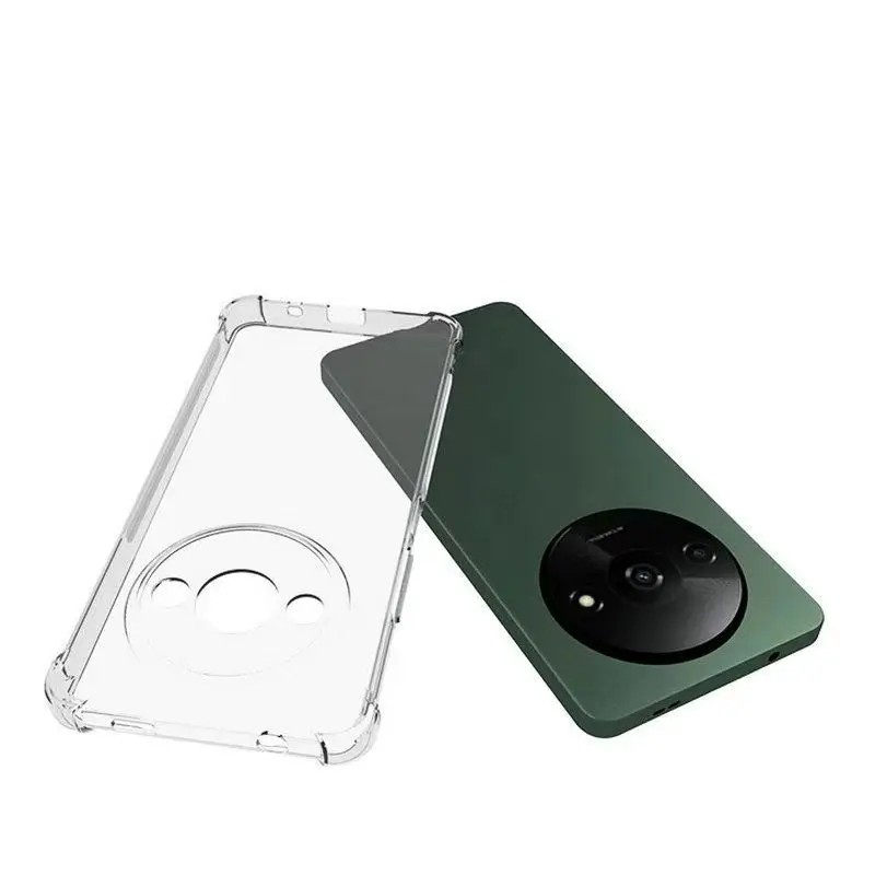 Shockproof Transparent Clear Phone Case - Soft TPU Back Cover
