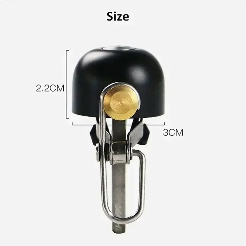 Retro Classical Bicycle Bell Clear Loud Sound Steel Copper MTB Mountain Bike Handlebar Ring Horn Safety Cycling Warning Alarm accessories horn mountain