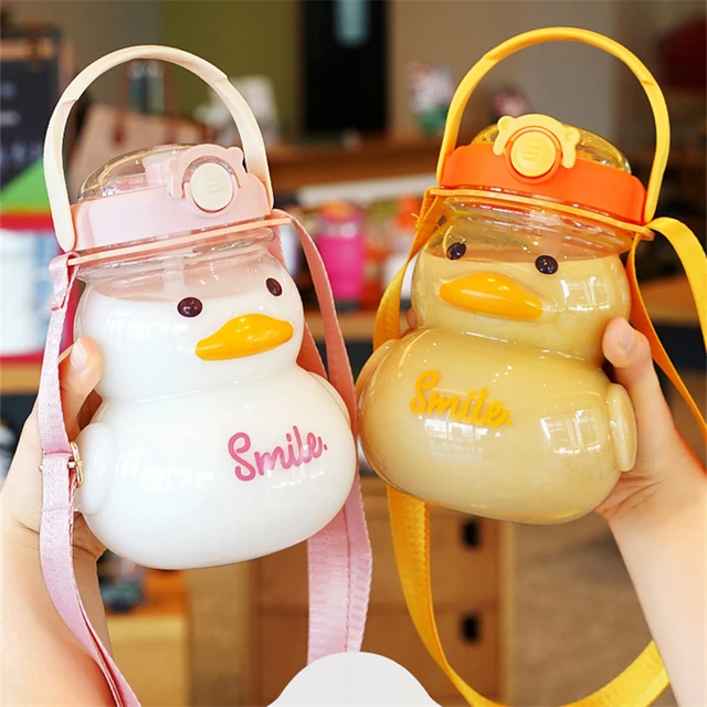 Rubber Ducky Water Bottle With Straw, Kids Water Bottle, Toddler Water  Bottle, Rubber Duck Tumbler, Stainless Steel Water Bottle 