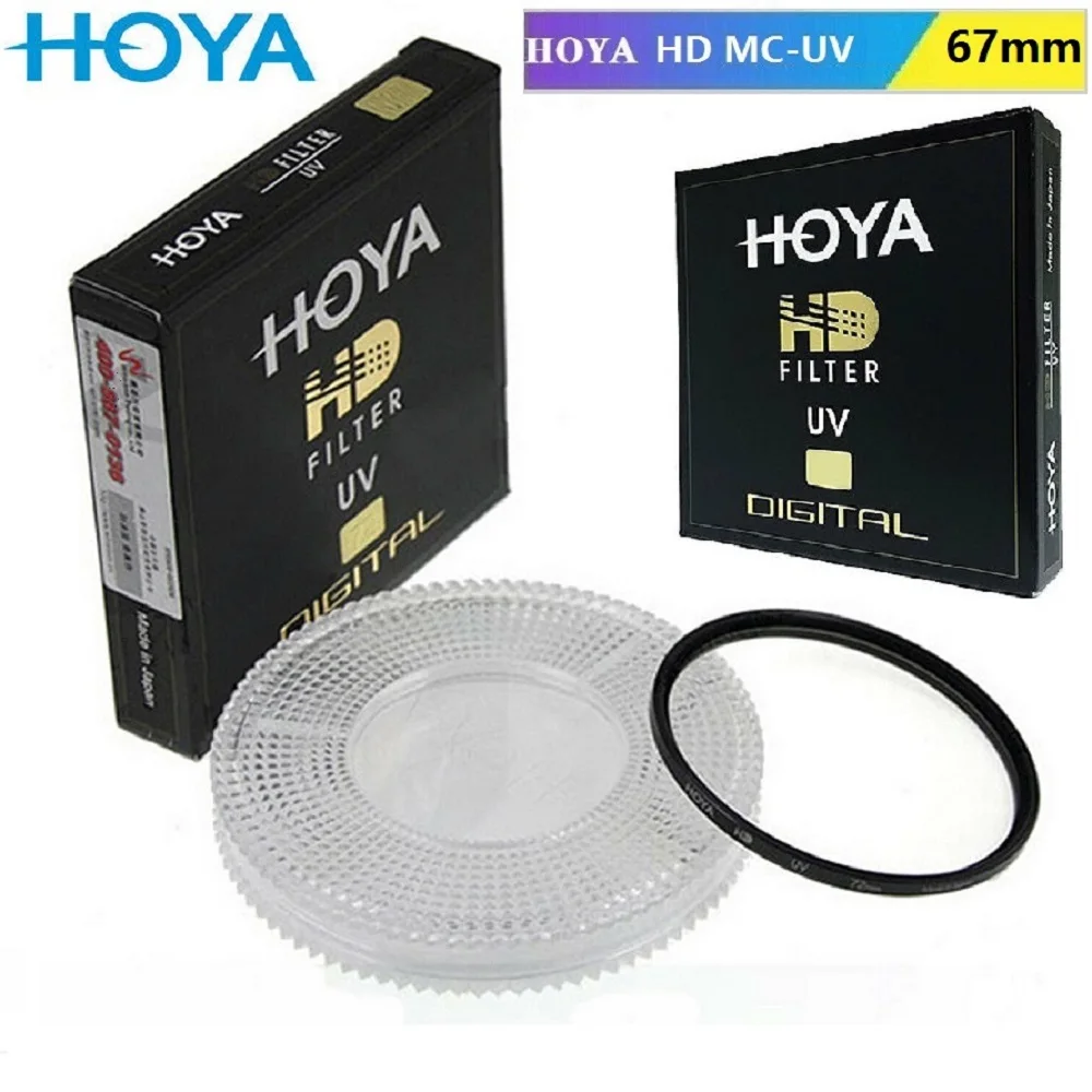 

HOYA 67mm HD MC-UV Hardened Glass 8-layer Multi-Coated Digital UV Ultra Violet Filter for Nikon Canon Sony Camera Lens