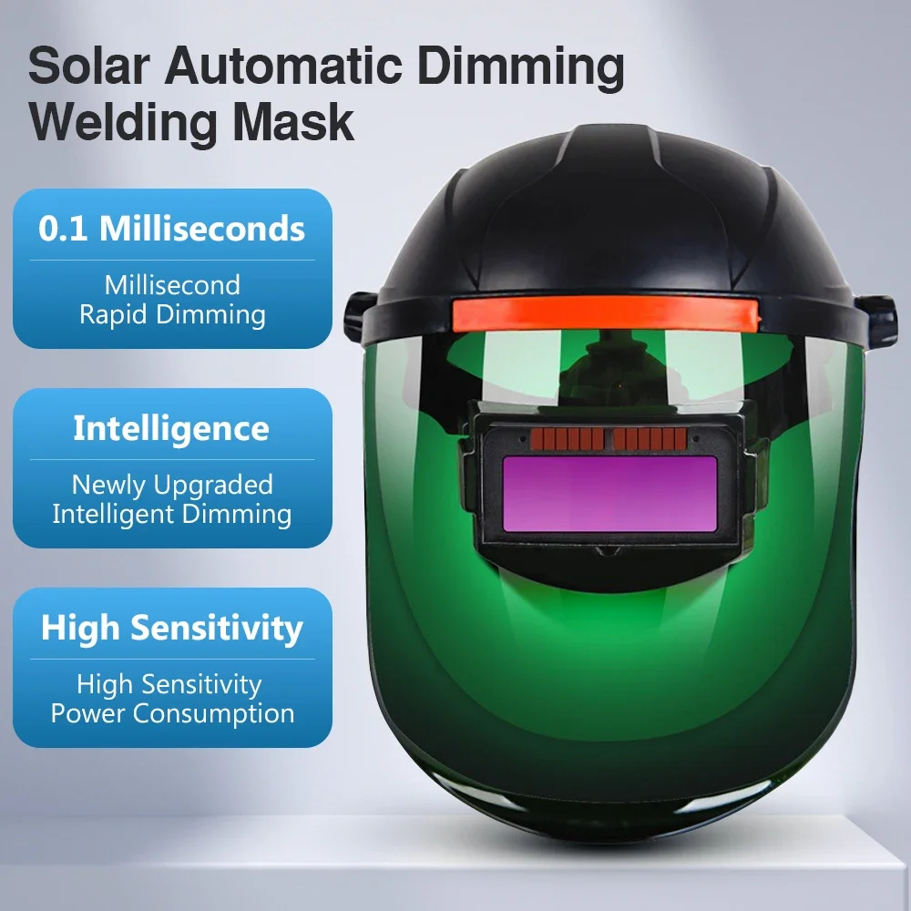 

Welding mask Solar Automatic Battery Electric TIG helmet Welding supplies Welding face For Arc Weld Goggles mask helmet