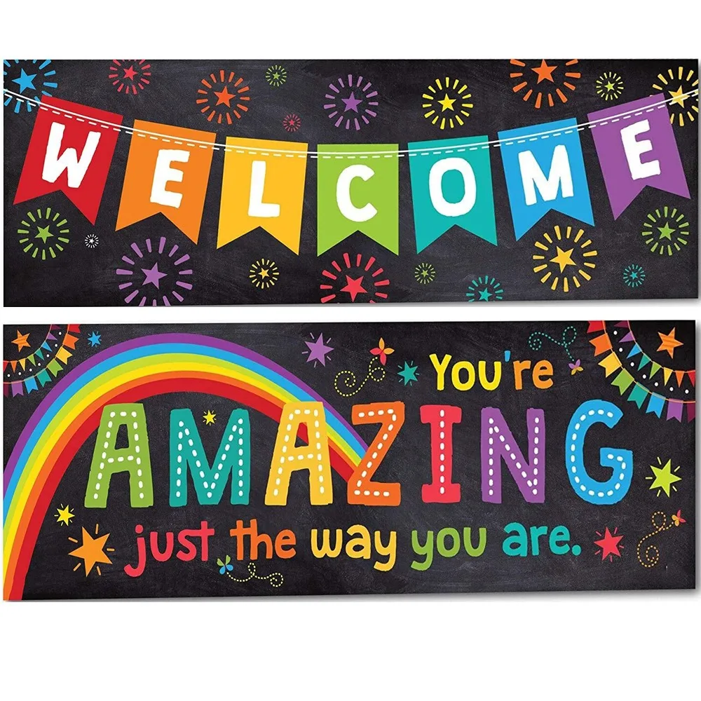 

Poster Decorations Classroom Welcome Banner Paper Banner