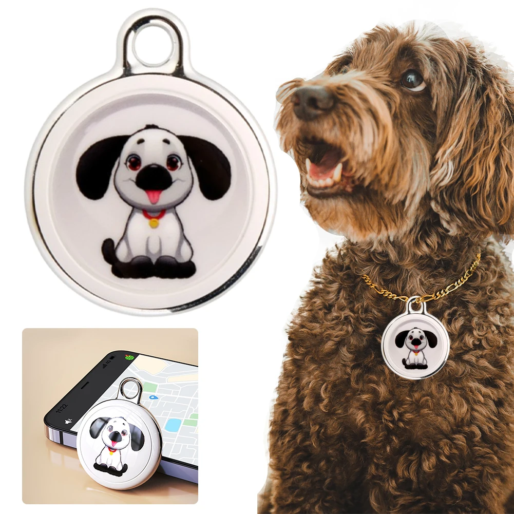 Smart Locator Bluetooth-compatible Real-time Tracking Dog Cat Collar Find Device for Dogs Cats Kids Pets Keychain Wallet Luggage