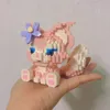 Disney 108 Style Stitch LinaBell Hello Kitty Building Blocks Princess Cartoon Figrues Bricks Children's Assembly Toys Model Gift 1