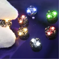 1pc Dia 0.99cm Magnetic Control Double Lamp Led Lamp DIY Model Making Magnetic Induction Effect Without Battery 1