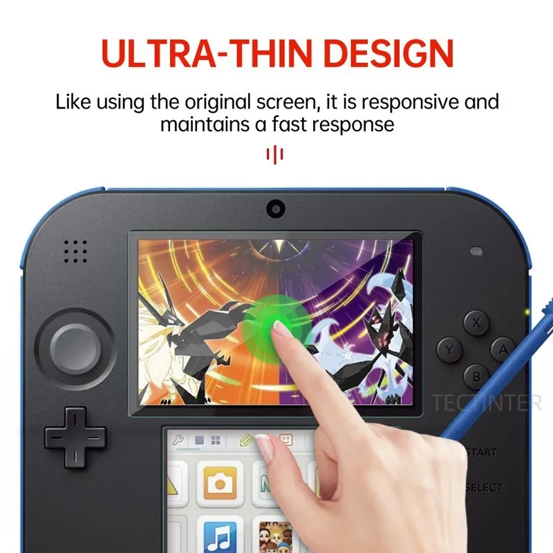 Screen Protector Compatible with Nintendo 2DS
