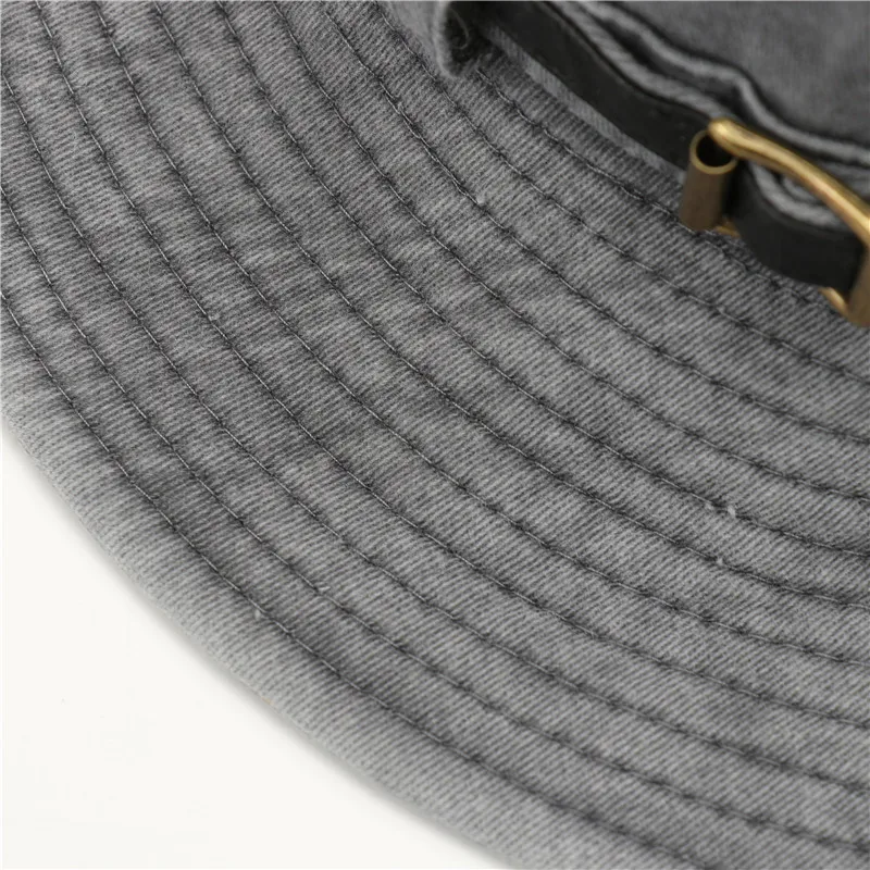 Hut Baumwolle gewaschen Fischer mütze Herren Outdoor Sonnen hüte Wandern Sonnenhut lässig Wandern Angeln Kappen Eimer Hut Casque tte – Detail 27