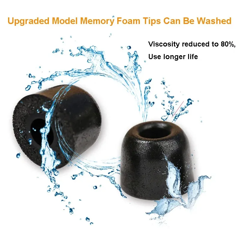 embouts de rechange en mousse mémoire de forme pour shure segem bouchons paires