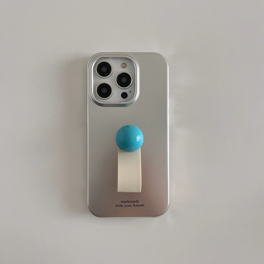Enhanced Stereoscopic Colored Finger Ring Buckle Phone Cover with Holder
