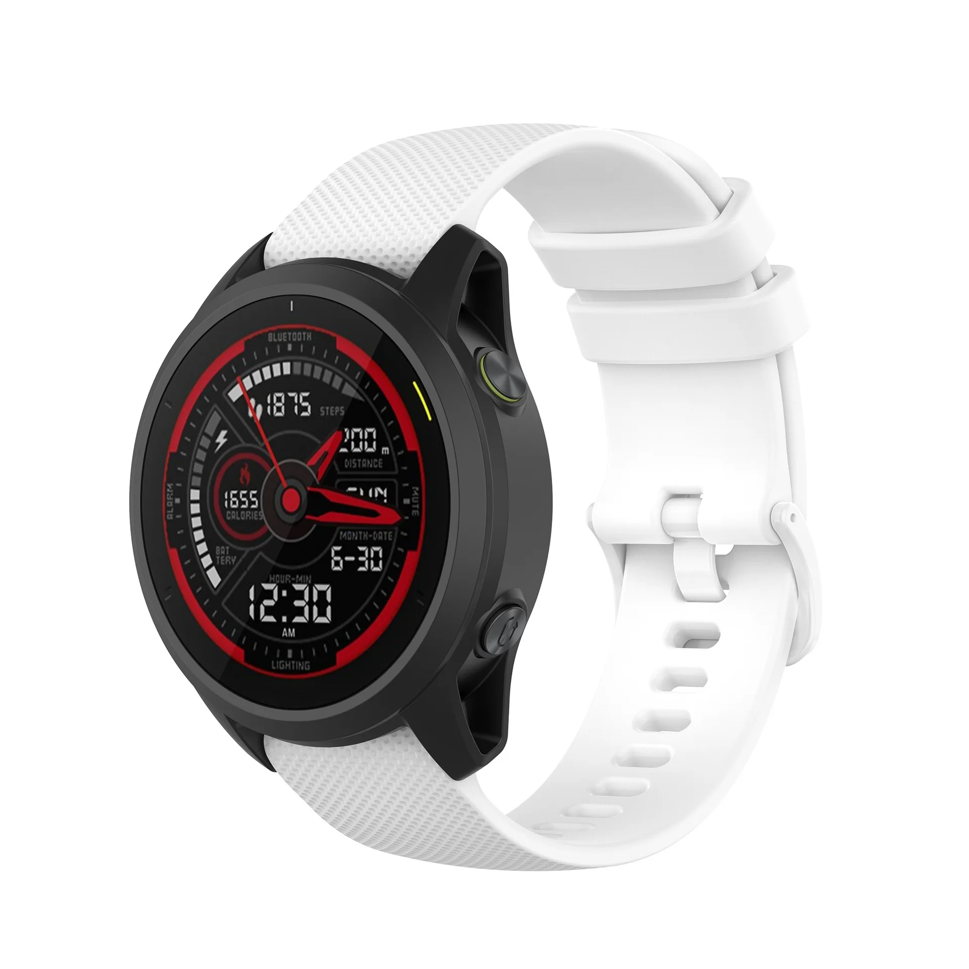 Enhanced Silicone Breathable Wristband Strap - Official 22mm/20mm