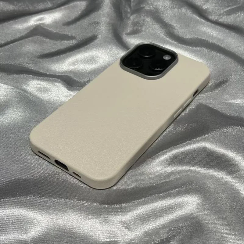 Matte Litschi Textur Leder Soft Case für Samsung Galaxy A56 A25 A35 A55 A34 A54 A53 5G S25 Ultra S24 S23 S22 Plus S21 FE Abdeckung – Detail 8