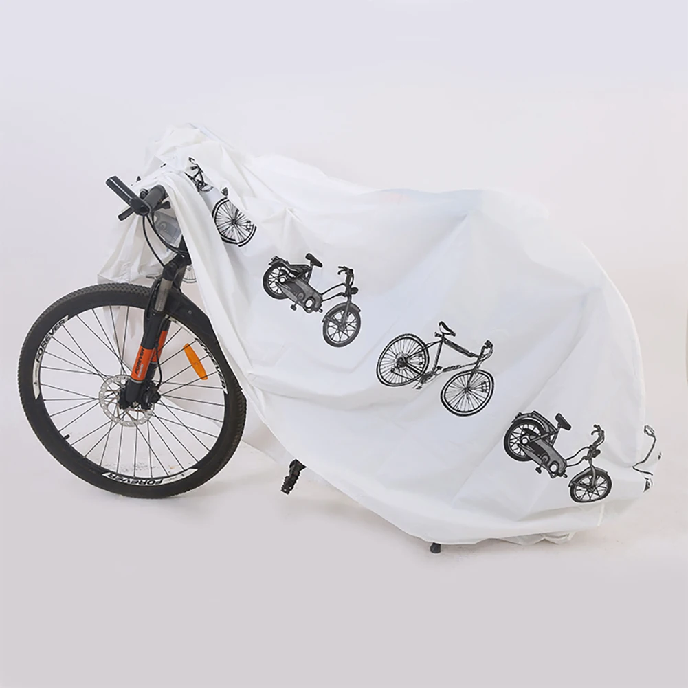 Housse de Vélo Imperméable pour 1 ou 2 Vélos, Grandes Housses de Vélo pour  Stockage Extérieur, Nylon 210D pour Vélos Doubles/Vélo de Route/2 Vélos