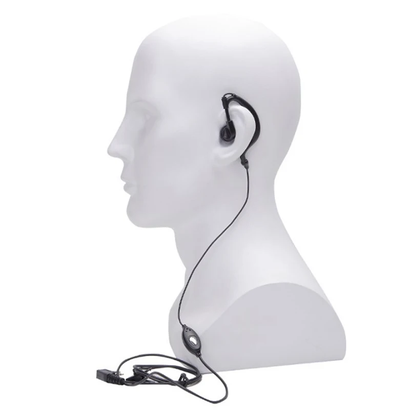 2 Pin Walkie Talkie Headset Earphone K-Plug Wired Two Way Ham Radio Earpiece For Baofeng BF-888S UV5R Walkie Talkie 992 Earwear 3