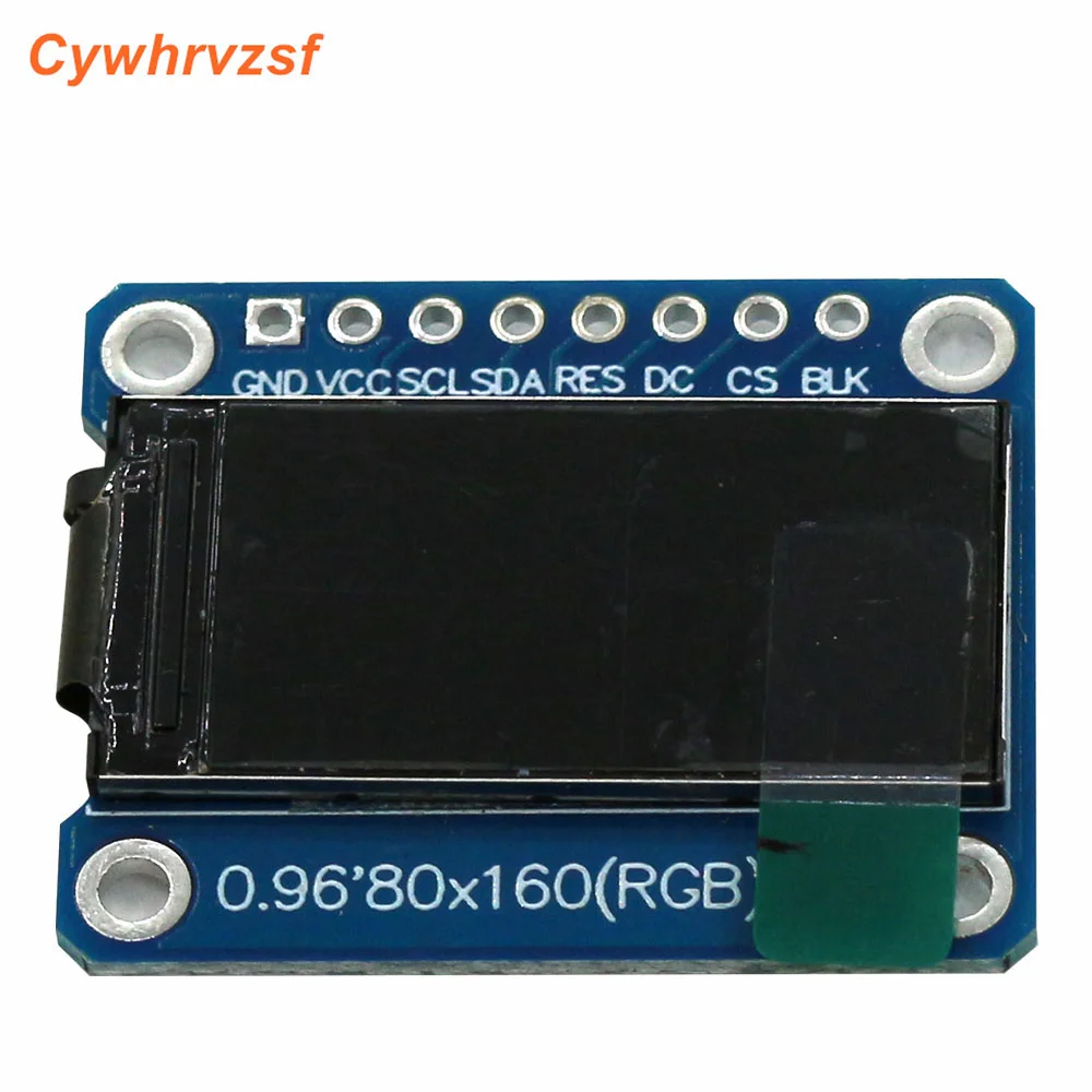 

IPS 0.96 inch 8 Pin SPI HD 65K Full Color TFT Module ST7735 Drive IC 80*160 LCD Display 3.3V SPI Interface for Arduino DIY