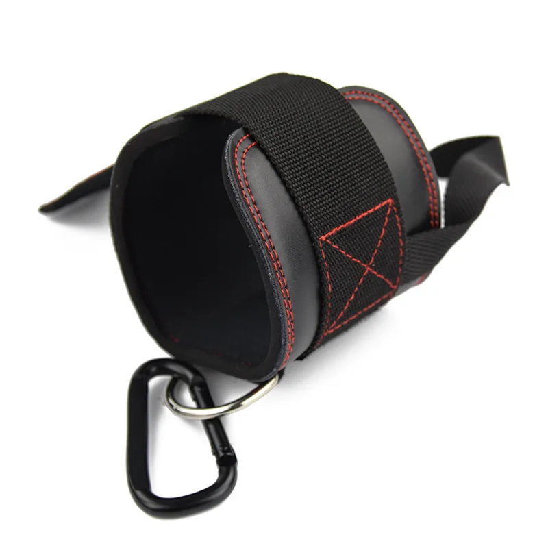 Ankle Straps Fitness Ankle Straps 1Pcs Cowhide Adjustable D-Ring Foot Support Cuffs Gym Leg Strength Workouts Pulley Buckle Sports Feet Guard