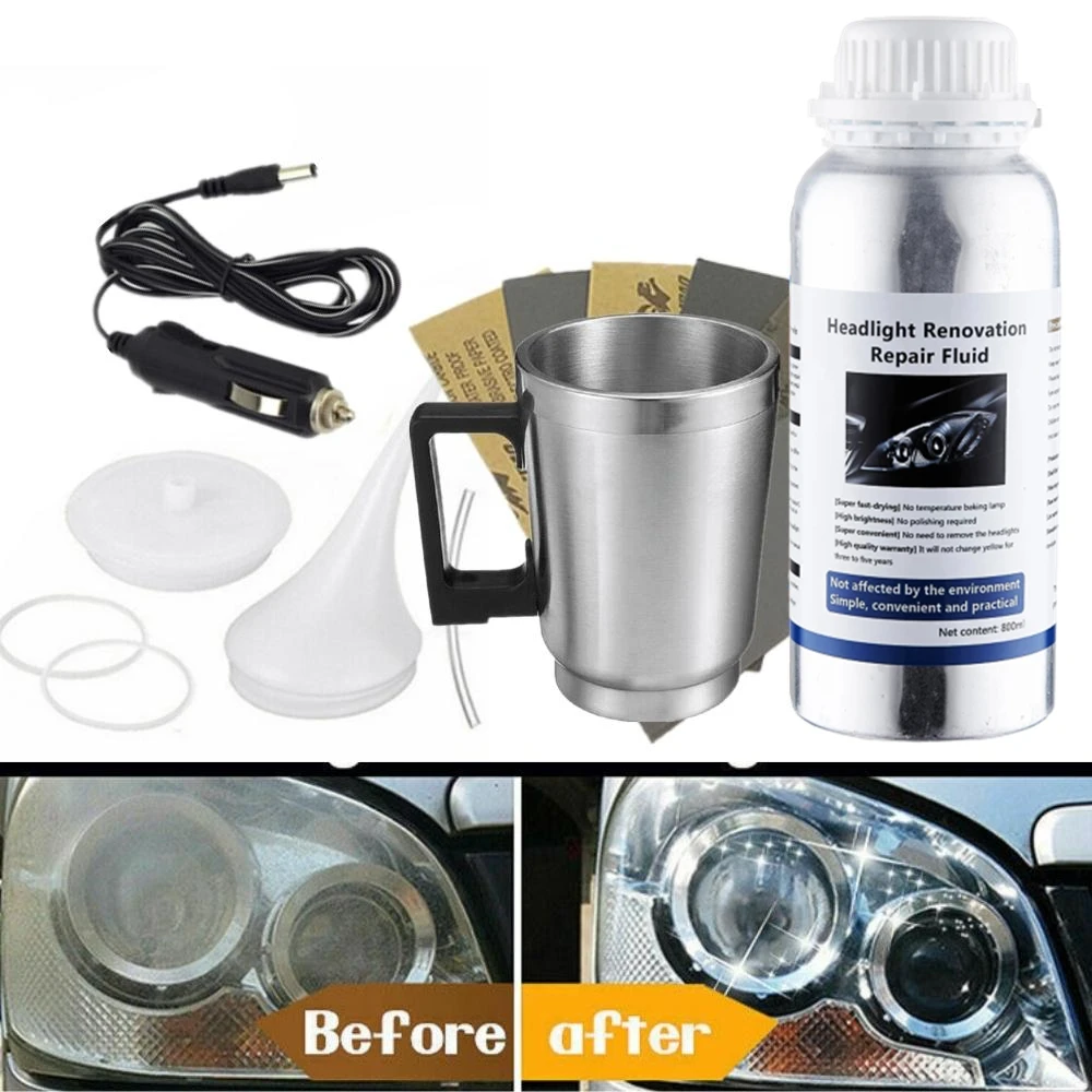 CarHeadlightRepairKitLiquidPolymerHeadlightsChemicalPolishing