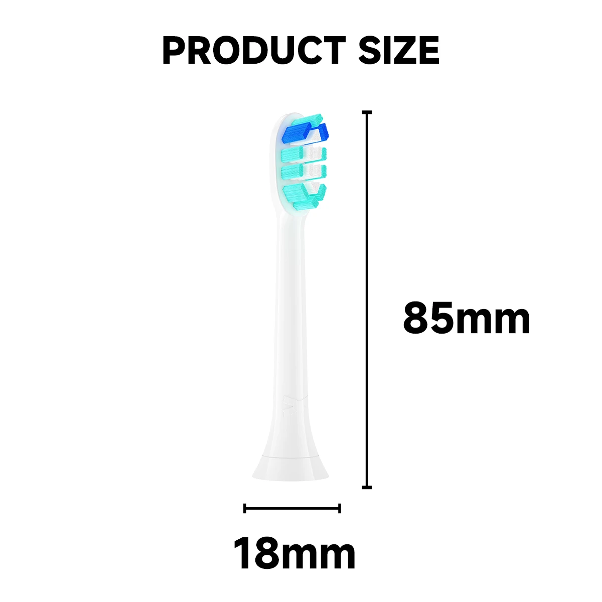 필립스 HX5/HX6/HX7/HX8/HX9/커버 브러시 헤드 포함 4/8/12/20개 교체용 칫솔 헤드 무료 배송