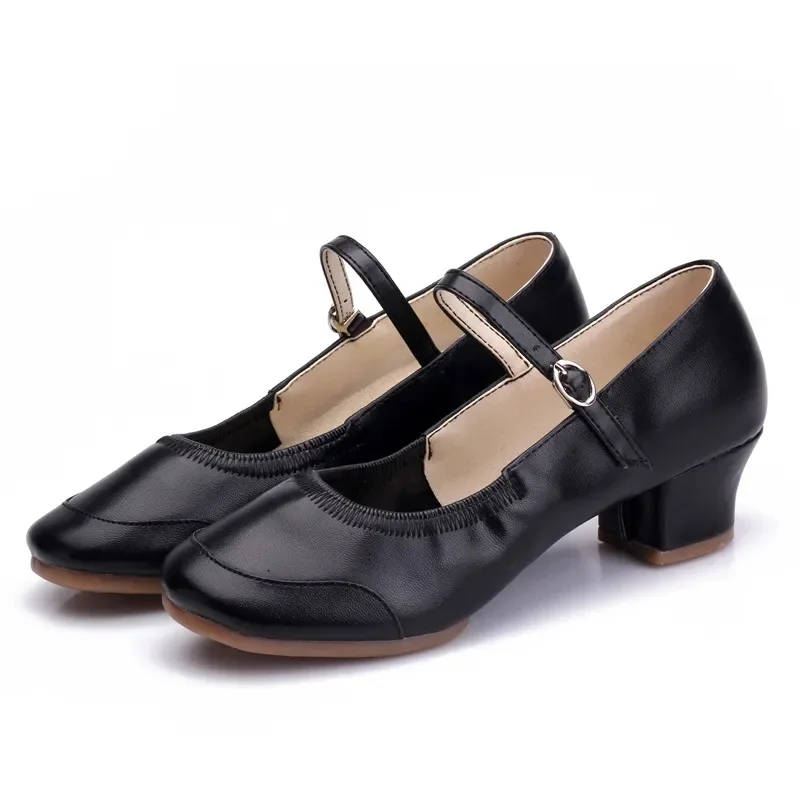 

Women Classic Buckle Strap High Heel Shoes Lady Casual Comfortable Spring & Summer Shoes Flats Zapatos Planos De Mujer E5449