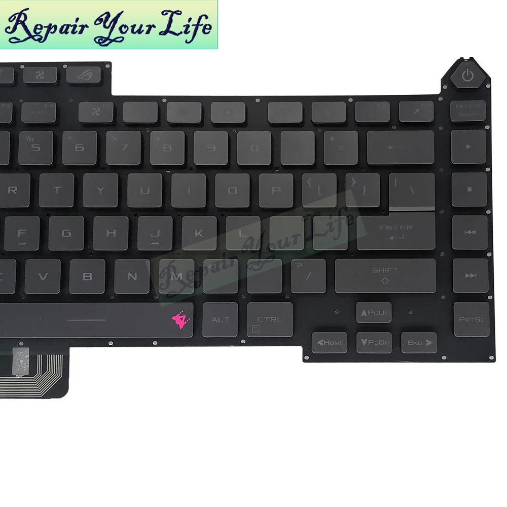 us backlit teclado do portátil para asus rog strix inglês teclados
