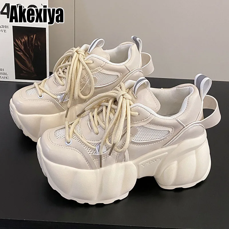 

Shoes Women Designers Platform White Sneakers Platform Shoes for Women Ladies Casual Shoes Zapatillas Chunky Mujer BC4605