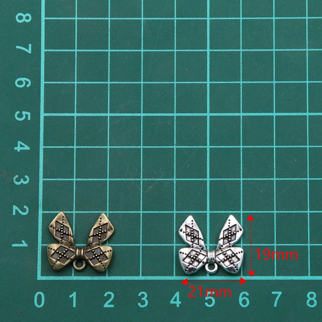 20pcs Charms 19x21mm Bow Charms for Jewelry Making DIY Jewelry Antique  Silver Bronze Color Alloy Charms Pendant Accessories - AliExpress