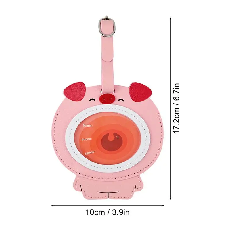 Travel Bag Tags Animal Suitcase Decorations Luggage Identifiers Beautiful Backpack Decorations Travel Accessories For Women Men