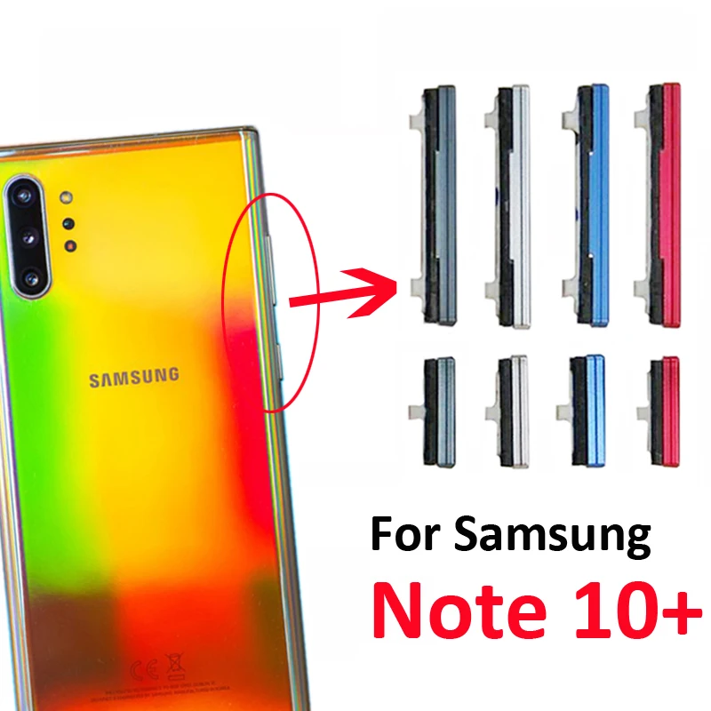 

Power Volume Button For Samsung Galaxy Note 10+ 10 Plus 5G N975 N975F N976 N976F Original Phone New On Off Push Side Key Part