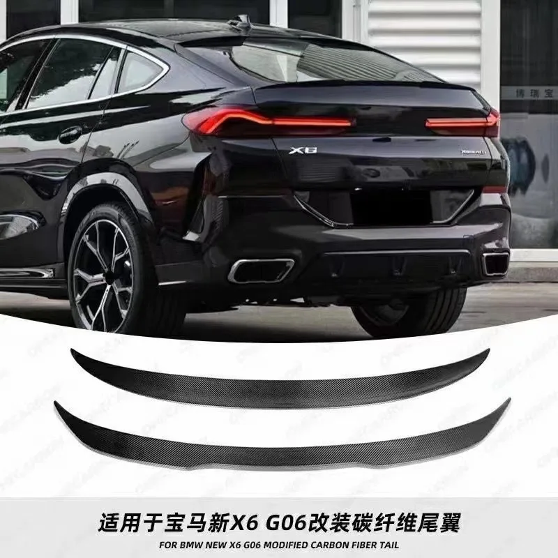 BMW G06 X6 2019-2023 리얼 탄소 섬유 자동차 리프 벤트 루프 스포일러, 자동차 리프 벤트, 자동차 테일 난류