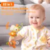 Giraffe Baby Teethers Newborn Infant Sensory Chew Toys Montessori Developmental Toy for Babies 3-18 Months Girl Boy Gifts 2